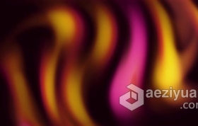 视频素材 4K抽象舒缓模糊背景流动曲线蔓延霓虹液体渐变线条动画视频素材下载