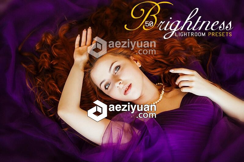 干净明亮色调时尚人像Lightroom预设50 Brightness Lightromm Presets  AE资源素材社区 www.aeziyuan.com